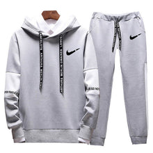 Load image into Gallery viewer, Brand Clothing Men's Casual Sweatshirts Pullover Cotton Men tracksuit Hoodies Two Piece +Pants Sport Shirts Autumn Winter Set